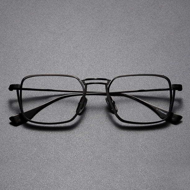 Gafas anti luz azul para hombre, gafas de miopía cuadradas retro de cara grande, gafas anti luz azul para presbicia