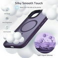 thumbnail image 4 of Designed for iPhone 11 Case, [Compatible with Magsafe] Slim Anti-Scratch Shockproof Case for iPhone 11 6.1 inch, Dark Purple, 4 of 12