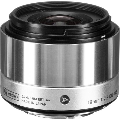 Sigma 19mm F2.8 EX DN Art (Silver) for Micro 4/3 - Walmart.com