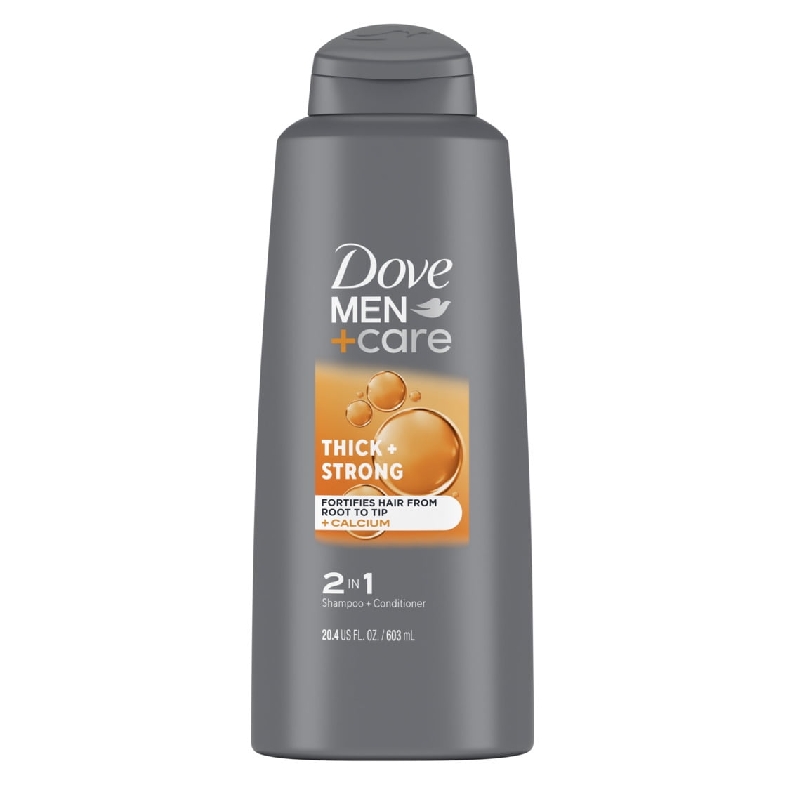 Dove Men+Care 2-in-1 Shampoo + Conditioner Thick + Strong, 20.4 fl oz
