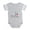 Heather Gray, variant on CafePress - Stork Baby Peru 2 - Cute Infant Baby Football Bodysuit