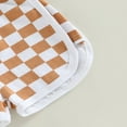 thumbnail image 4 of Girl Summer Shorts Checkerboard Tie-up Elastic Waist Short Pants, 4 of 5