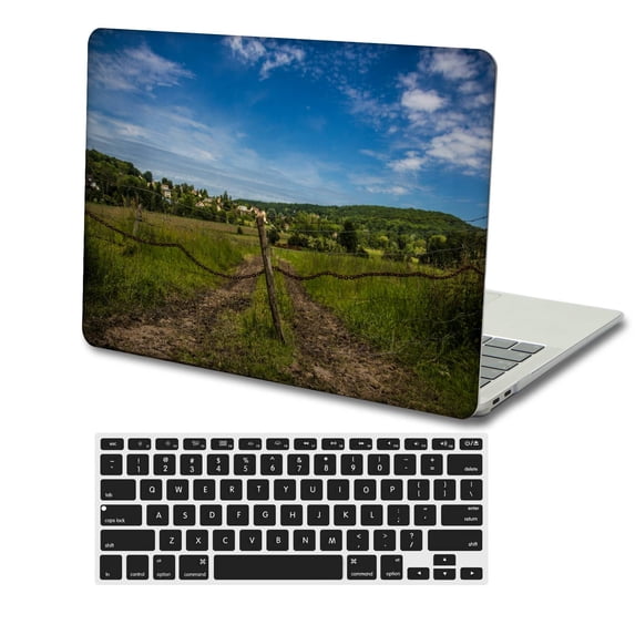 KSK KAISHEK Hard Shell Only Compatible 2022.0 Release MacBook Air 13.6 Inch m2 with Touch ID Type C Model: A2681 m2 Sky Series 0242 + Black Keyboard Cover