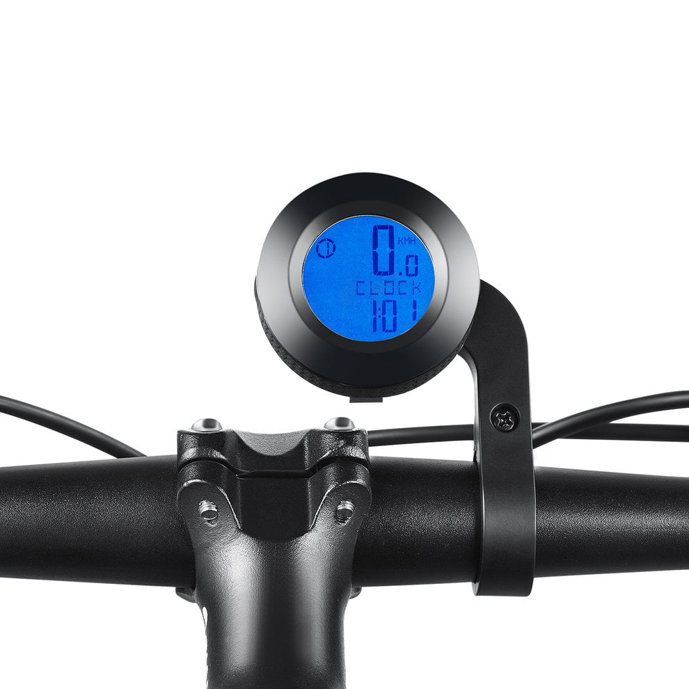 KA Sensors Lcd Backlit Bicycle Computer Speedometer Speed Meter Mileage Rainproof Bike Computer Round Shape 1 PACK Walmart
