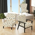 thumbnail image 1 of Designart « Splendid Rustic Polka Dots » Fauteuil d'Appoint Rembourré à Pois Noirs - Fauteuil Moderne pour Chambre, 1 of 7