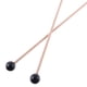 thumbnail image 5 of 10 Piezas de Cabeza de Goma Suave Palos de Madera Manejar de Campana Mazos para Glockenspiel XilóFono Campana Negro, 5 of 5
