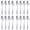 Silver 16PCS, variant on CY5O5ee Stainless Steel Fruit Spoon Set Of 4 Sliver Steel Spoons with Handle &Serrated Edge Utensils Tool for Fruit Dessert Cheese Vegetables Kitchen Tool