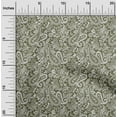 thumbnail image 2 of oneOone Georgette Viscose Olive Green Fabric Paisley Dress Material Fabric Print Fabric By The Yard 42 Inch Wide-Y2, 2 of 6