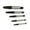 Red, variant on Teissuly Easy Out Screw Extractor Drill Bit Set, 5 Pieces Pack