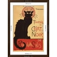 thumbnail image 5 of Art.com Montmarte, France - Chat Noir Cabaret Troupe Black Cat Promo Poster Art Print by Lantern Press, Brown Frame Wall Art, 32" x 44", 5 of 5