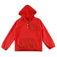 thumbnail image 3 of Bnwani Big Girls Hoodies Long Sleeve Pockets Short Fall Sweatshirt Plain Graphic Pullover, 3 of 3