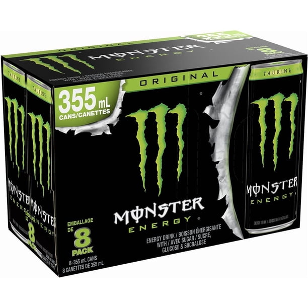 MONSTER ENERGY Green, 355mL, 8 Pack - Walmart.ca