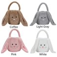 thumbnail image 4 of Easter Eggs Basket Plush Rabbit Easter Buckets Kids Easter Tote Bags for CandyCoffee, 4 of 4