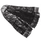 thumbnail image 3 of Bridal Wedding Lace Veil Embroidered Tulle Shawl Elegance Bride Headpiece (Black), 3 of 4