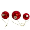 thumbnail image 3 of Kurt Adler 60-80MM Shiny Red Glass Ball Ornaments, 20-Piece Set, 3 of 4