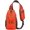 Orange, variant on Men's Outdoor Sling Bag – Multi-Pocket, Water-Resistant, Breathable Back, Daypack Multipurpose Cross Body Chest Bag