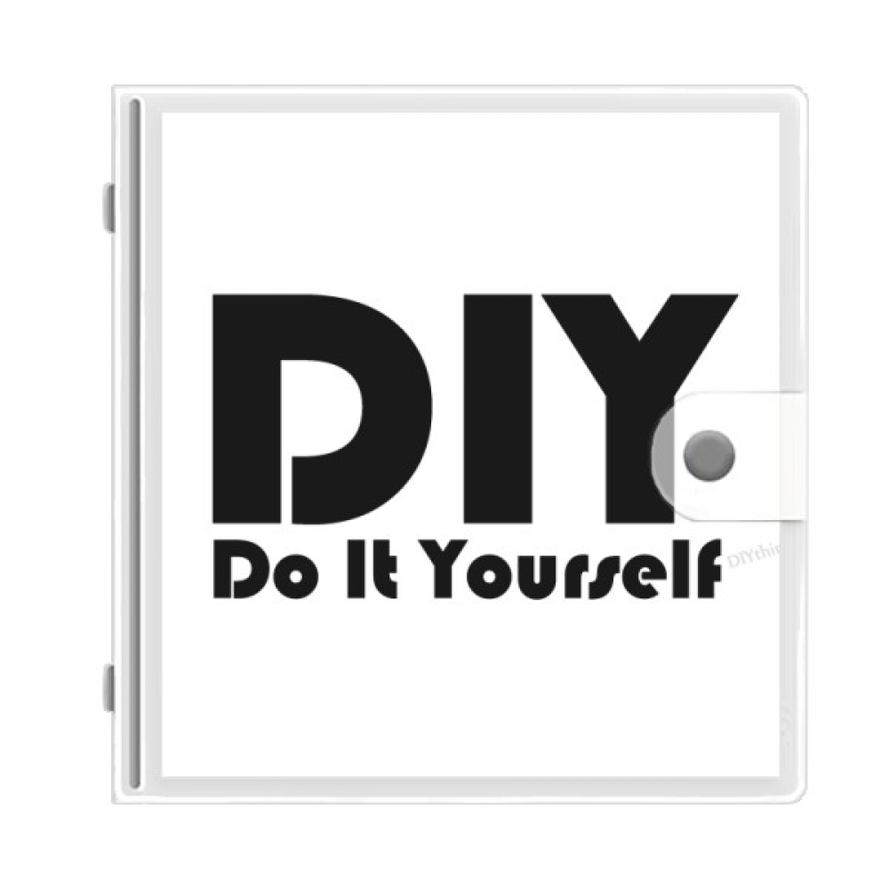 Quote Do It Yourself Art Deco Fashion Photo Album Wallet Wedding Family