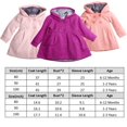 thumbnail image 2 of Manteau d'Hiver Chaud à Capuche pour Bébé Fille 6M-3Y, 2 of 5