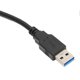 thumbnail image 4 of Câble adaptateur SATA vers USB 3.0 6 Gbit/s haute vitesse Plug and Play, adaptateur de disque dur remplaçable à chaud pour disque dur SSD 2,5 pouces, 4 of 4