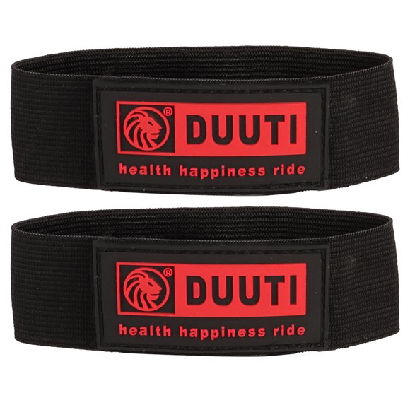 DUUTI 2 Pcs Ceinture de Sécurité Élastique pour Patte de Vélo Équipement de Conduite (Noir)