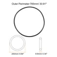 thumbnail image 2 of Unique Bargains Universal Sewing Machine Motor Stretch Belt 785mm 31" Perimeter, 8.6mm Belt Thick, 2 of 5