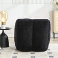 thumbnail image 2 of Black Polyester Bean Bag Chair for Adults - Comfortable Lounge Sofa for Living Room, Bedroom, Gaming & Reading - Plush & Supportive Design, 2 of 20