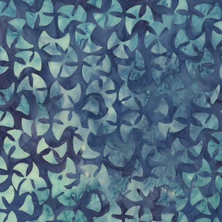 By Timeless Treasures - Timeless Treasures Fabrics Mystical Tonga Batiks by Wing & a Prayer Reef Snow Angels