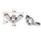 thumbnail image 2 of 50 x 304 Stainless Steel Wing Nut Set M6 (1/4 inch) Wing Nut Hand Twist Fastener Hardware, 2 of 4