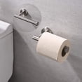 thumbnail image 1 of Rawiri Portarrollos de Papel Higiénico Montaje en Pared, Portarrollos de Papel de Seda Inoxidable Acero Inoxidable, Moderno Dispensador de Rollos de Papel Redondo para Baño Cocina, Baño, Negro Mate, 1 of 4