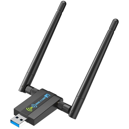 Wireless USB WiFi Adapter for PC: CXFTEOXK 1300Mbps WiFi USB, 802.11AC WiFi Adapter for Desktop PC, Dual Band WiFi Dongle Wireless Adapter