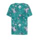 thumbnail image 4 of Fiudx Camisas de Mujer Blusa de Manga Corta Estampada a La Moda para Mujer, Blusas Informales con Cuello En V, 4 of 5