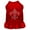 Red, variant on Pet Dog Cat Dress Rhinestone, "Silver Fleur De Lis"