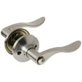 thumbnail image 2 of Yale YR21KW619 Residential Edge Privacy Turn Button Lock with Keowee Lever, Satin Nickel, 2 of 4
