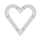 thumbnail image 3 of 2 marcos para coronas de ambre con corazón de hierro, decoración para el Patricio Macarena marco de corona de alambre, 3 of 8