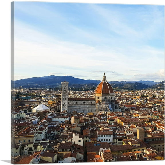 ARTCANVAS Florence Italy Santa Maria del Fiore Cathedral Canvas Art Print - Size: 26" x 26" (1.50" Deep)