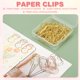 thumbnail image 3 of Uxcell 50 Pcs Clip de papel en forma de gato, clips metálicos pequeños y lindos para suministros de oficina, manualidades, álbum de recortes, clasificación de documentos y notas, electrochapado, oro, 3 of 6