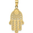 thumbnail image 5 of 14K Yellow Gold Hand Of God Pendant (25 X 14) Made In United States xr1398, 5 of 6