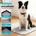 thumbnail image 2 of Extra Large Washable Puppy Pads with Pheromones Reusable Dog Pee Pads 31.5 x 35.4 in 5 Layer Leak Proof Non Slip Pet Training Mat Waterproof Indoor Potty Pad for Dogs Cats Gray, 2 of 9