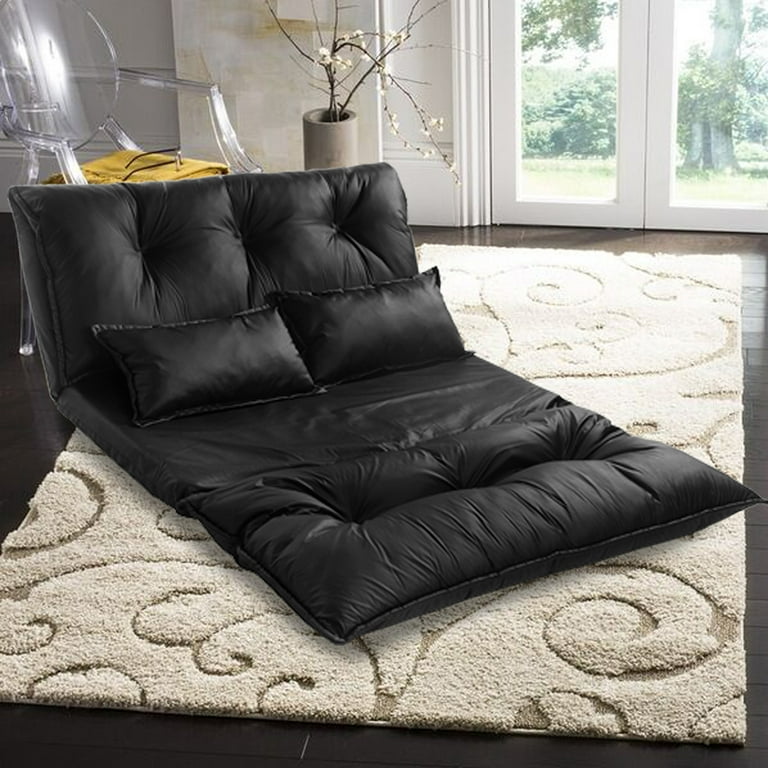 Leather floor seat hotsell