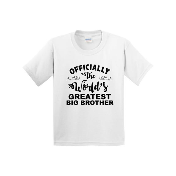 Inktastic Officially the World's Greatest Big Brother Youth T-Shirt