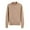 Khaki, variant on Turilly New Fashion Women's Sweaters Half High Neck Long Sleeve Plus Oversize Women's Cardigan Knitted Outer