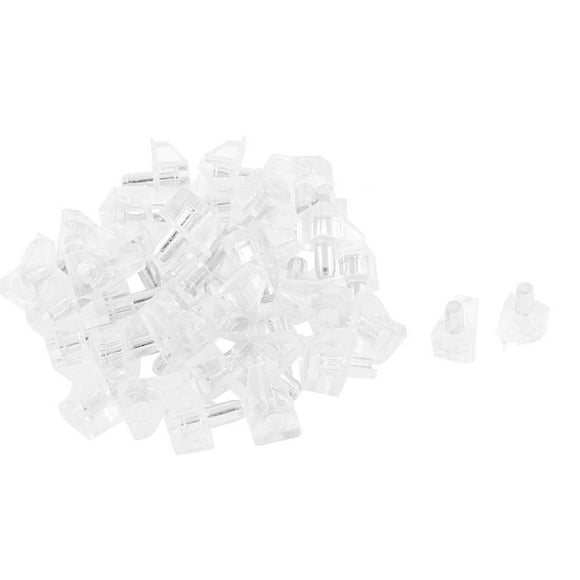 Clear Plastic Shelf Support Pegs