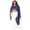 Navy Blue, variant on Women's Spring Summer Sheer Cape Trendy Mesh Asymmetrical Front and Back Solid Color Poncho Tops