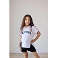thumbnail image 6 of Arshiner Girls 2 Piece Outfit Summer Short Sleeve Loose Fit T-Shirt and Shorts Set Casual Activewear High-Low Hem Sweatshirt, 6 of 6