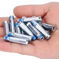 thumbnail image 3 of FAGINEY 15 Pcs Axes de Roue de Skate en Acier Vis de Fixation Remplacement de Patinage en Ligne, Axe de Roue de Skate, Axe de Skate, 3 of 8