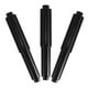 thumbnail image 3 of Inteprter Soporte de papel de 3 uds., husillo de inserción negro de plástico estirable para baño, repuesto Flexible de fácil instalación, centro Juegos de accesorios de baño Inteprter HA021620-00, 3 of 6