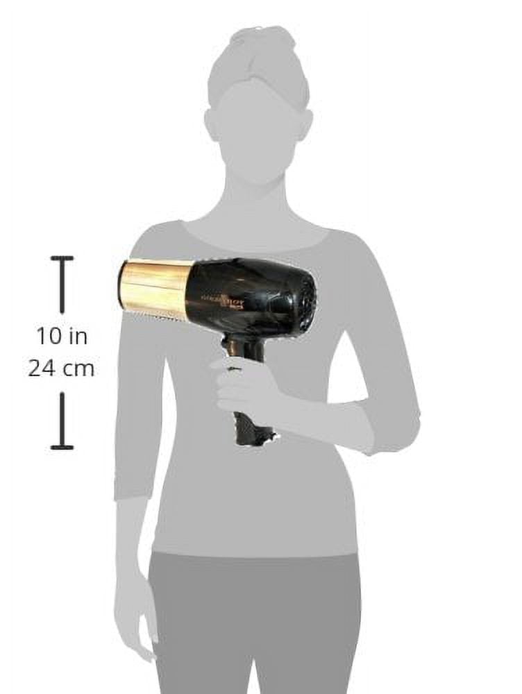 GOLD N HOT - Professional 1875-Watt Full Size Euro Dryer With Gold Barrel