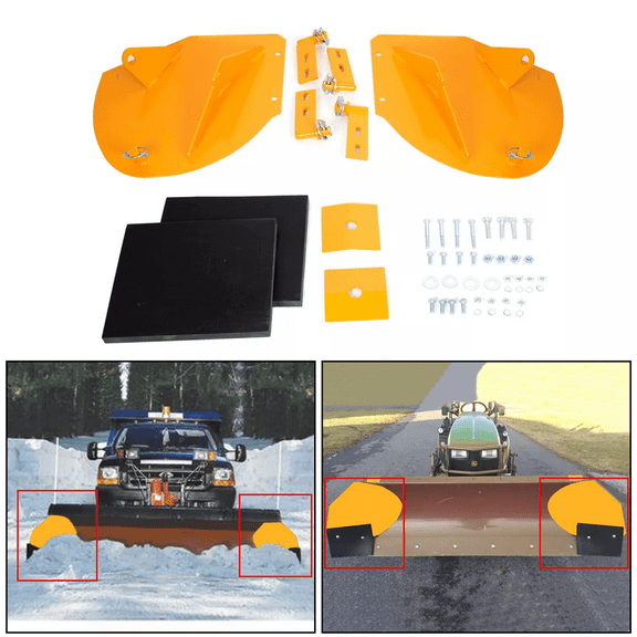 Kojem For Meyer Western Boss Pro-Wing Snow Plow Blade Wing Extensions Extenders PW22 Yellow