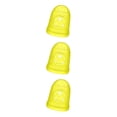 thumbnail image 1 of Sidaley Puntas de los dedos de la guitarra de silicona Protectores de dedos antideslizante Ukulele Fingerstall Protección de púas Type1 NO1, 1 of 6