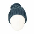 thumbnail image 2 of WITHMOONS Knitted Lattice Cable Bobble Pom Beanie Hat Slouchy DWP1100 (Green), 2 of 4